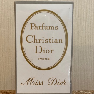 Miss Dior PARFUM 7.5ml New Vintage 1976s Rare Early Gold &amp; White Near Mint Box
