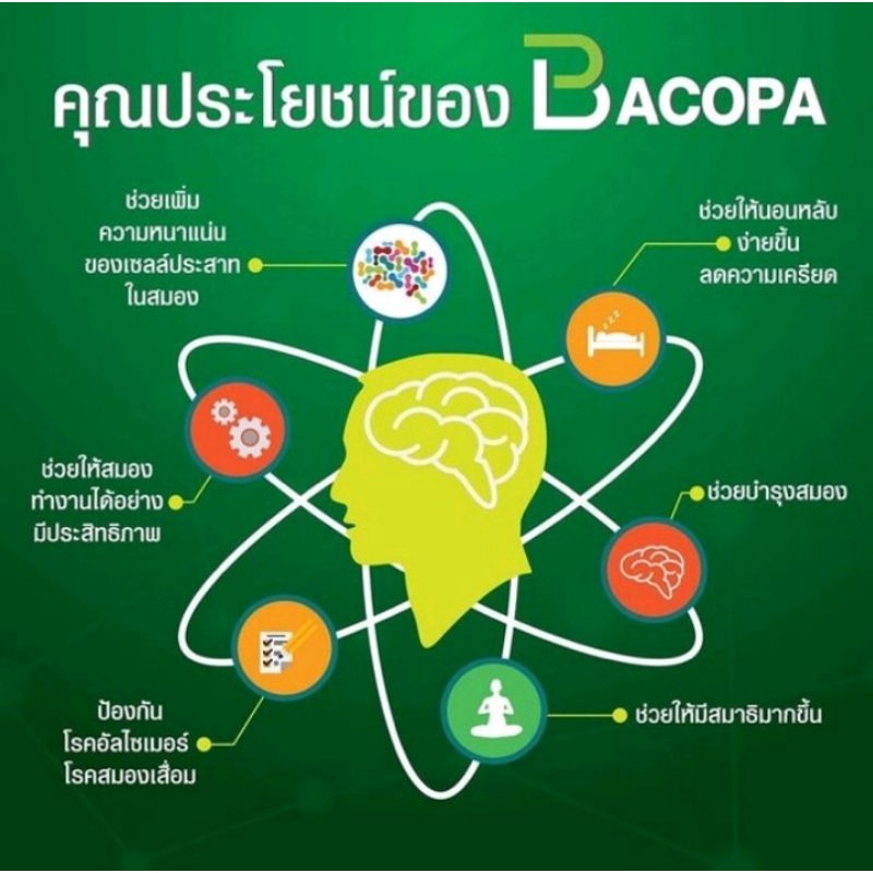 บาโคพา-กิฟฟารีน-สารสกัดบาโคพา-บำรุงสมอง-ฟื้นฟูความจำ-ผสมวิตามินซี-บี-6-บี-12