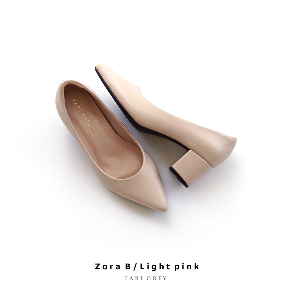 earl-grey-รองเท้าหนังแกะแท้-หนังนิ่ม-พื้นนุ่ม-พื้นหนานุ่มพิเศษ-รุ่น-zora-b-in-light-pink