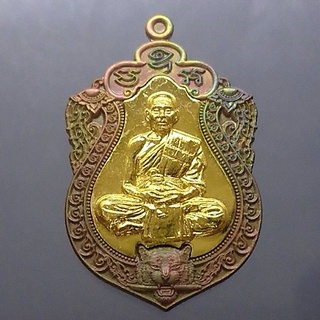 เหรียญเสมาเสือคาบดาบ รุ่น1 เนื้อชนวน องค์ทองทิพย์คอน้ำเต้า หลวงพ่อพัฒน์ วัดห้วยด้วน โคท 344