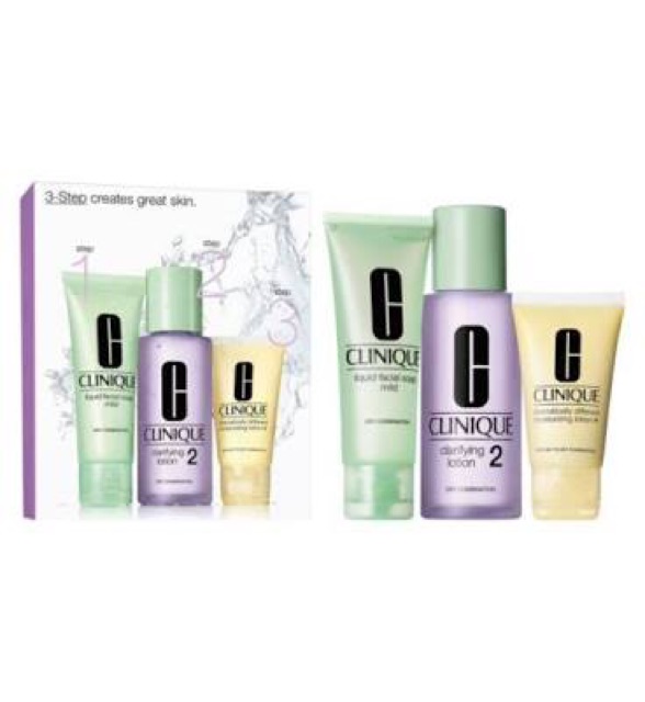 sale-clinique-3-step-system-skincare-ขนาดทดลอง