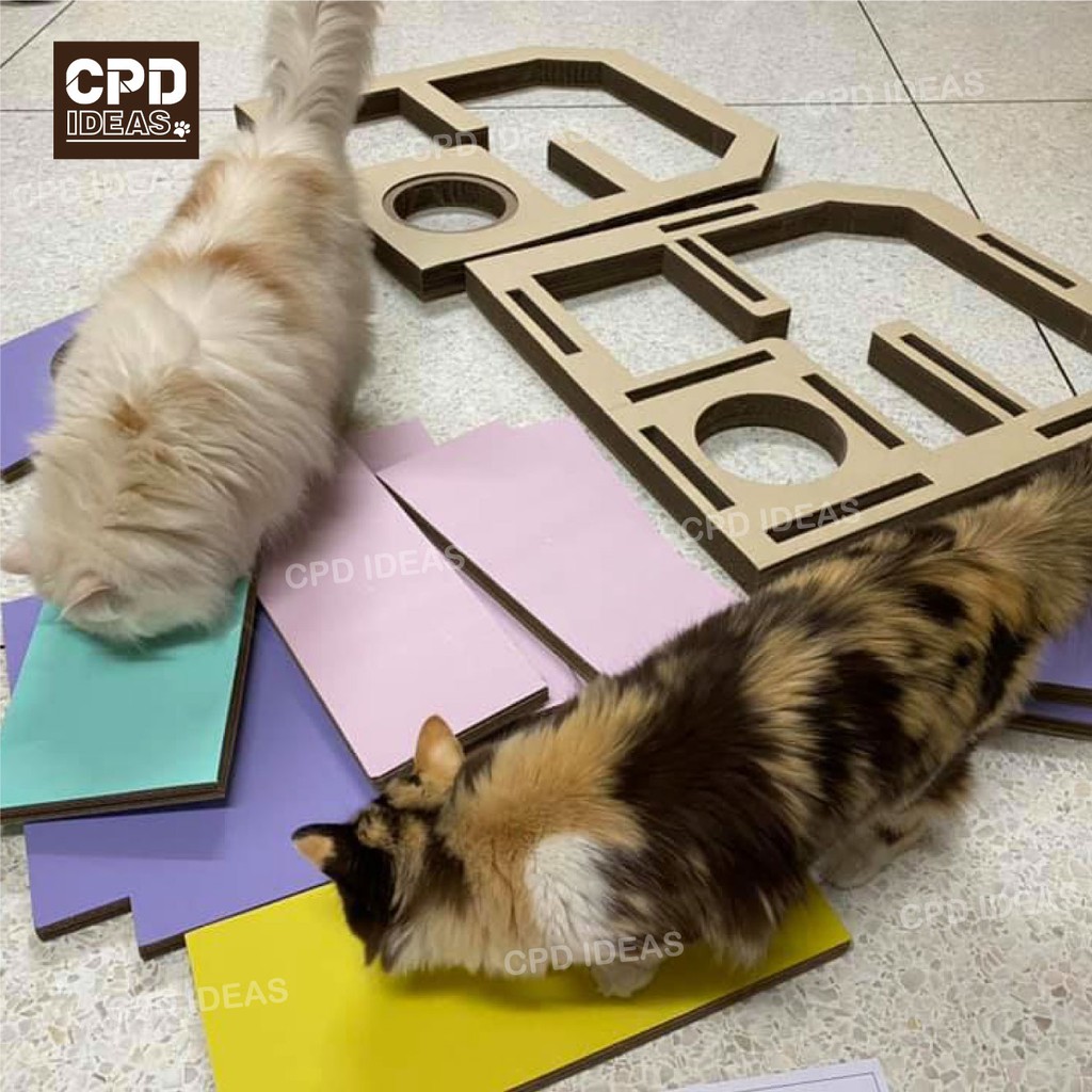 คอนโดแมว-ของเล่นแมว-ที่ลับเล็บแมว-บ้านแมว-floor-4-cat-condo-รุ่น-คอนโดแมว-4-ชั้น