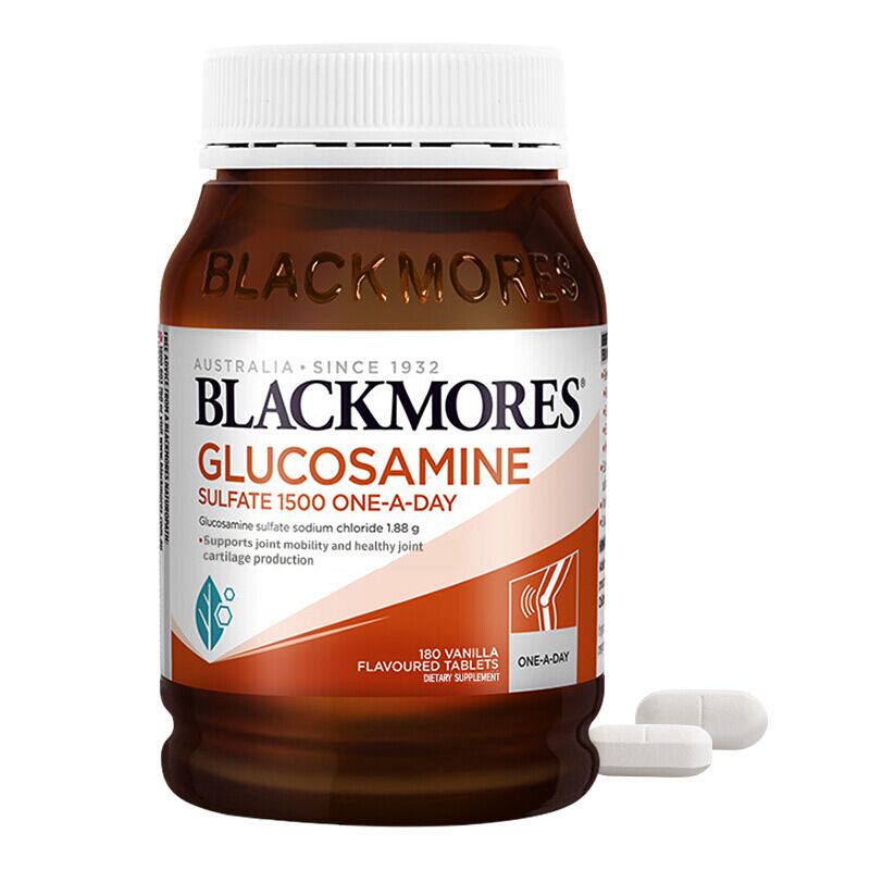 ภาพหน้าปกสินค้าexp2025 แบล็กมอร์ Blackmores Glucosamine 1500 mg 180 Tablets ลดอาการโรคข้ออักเสบ บำรุงกระดูก จากร้าน best.choice.th บน Shopee