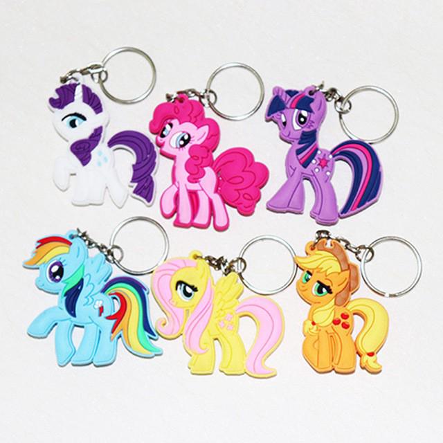 พวงกุญแจรูป My Little Pony สีรุ้ง 3D ASD1156