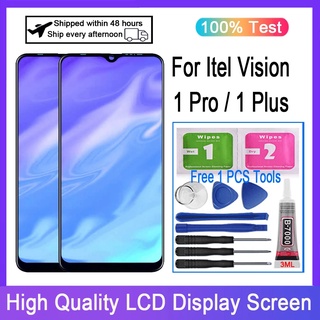 อะไหล่หน้าจอสัมผัส LCD 100% แบบเปลี่ยน สําหรับ ITEL Vision 1 PRO L6502 Vision 1 PLUS L6501 ITEL S16 W6502