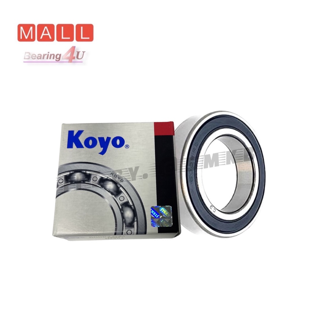Koyo แท้ Japan 60092RS KOYO JTEKT (แท้ ญี่ปู่น) 6009-2RS ( 45x75x16 mm ...
