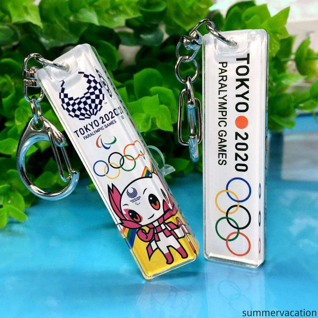 ภาพหน้าปกสินค้าพวงกุญแจอะคริลิค 2021tokyo Olympic จากร้าน summervacation.th บน Shopee