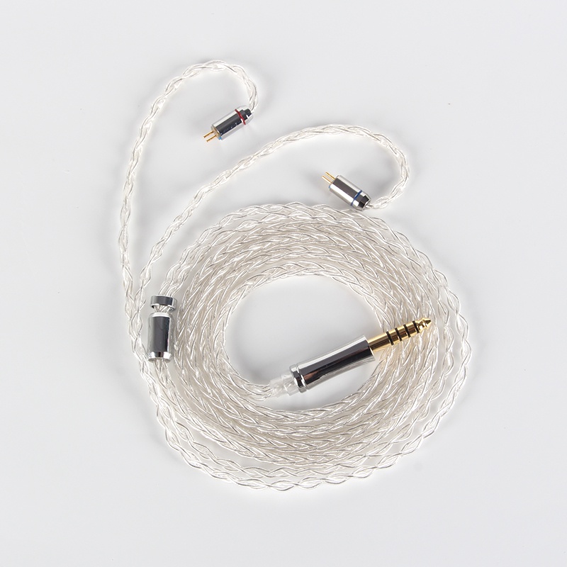 XINHS 8 strands 4N pure silver wire original MMCX 0.78mm 2Pin QDC TFZ ...
