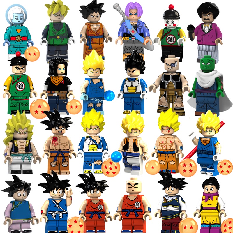 บล็อคตัวต่อ ดราก้อนบอล Dragonball Block Puzzle Dragon Ball | Shopee ...