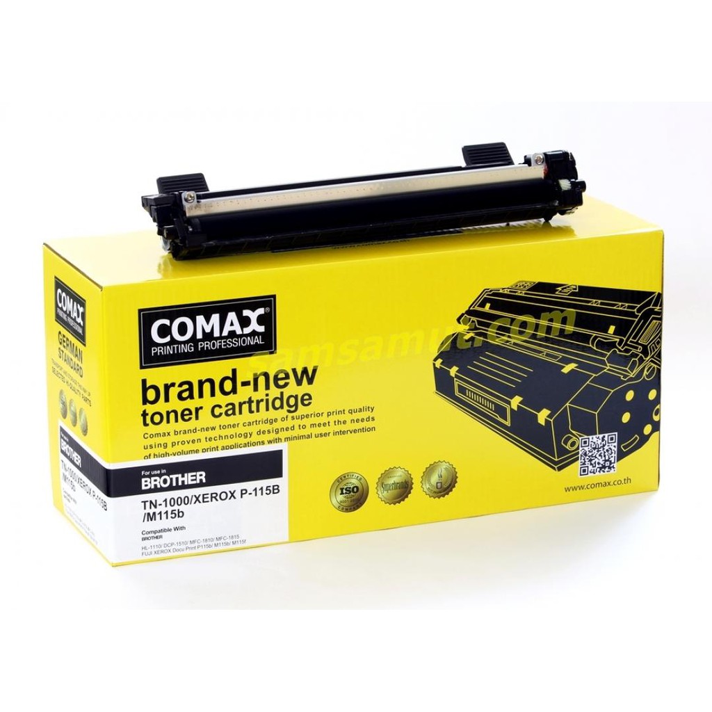 comax-tn-1000-xl-หมึกเทียบเท่า-hl1110-พิมพ์-2000-แผ่น-ผงหมึกดำมาก-ปริมาณมากเป็นพิเศษ