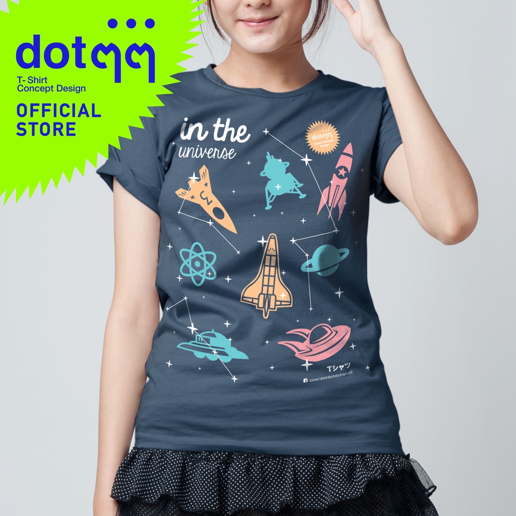 dotdotdot-เสื้อยืดหญิง-concept-design-ลาย-universe