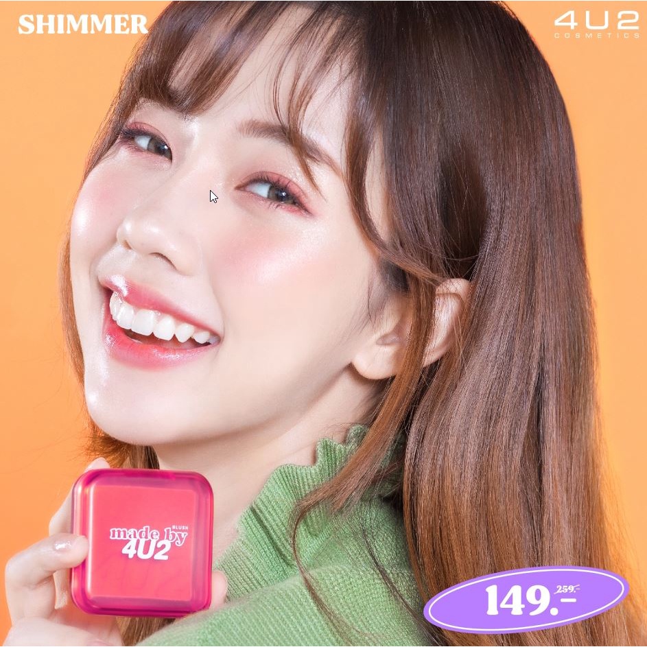 ภาพสินค้าMATTE BLUSH ON MADE BY 4U2 (แท้ 100% ลดล้างสต็อก) S79 M53 จากร้าน noy2202 บน Shopee ภาพที่ 2