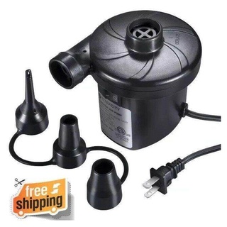 Electric Pump Dual purpose เครื่องสูบลมไฟฟ้า ที่สูบลมไฟฟ้า ขนาดเล็ก พกพาง่าย พร้อมหัว 3 ขนาด (สูบลมเข้า-ออกได้)