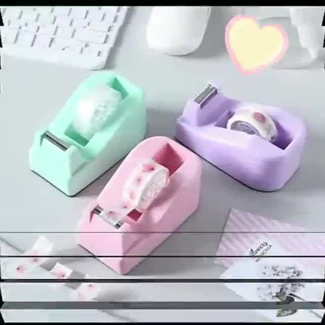 พร้อมส่ง-แท่นตัดเทป-ที่ตัดสก็อตเทป-แท่นวางสก็อตเทป-ที่ใส่สก็อตเทป-แกน1นิ้ว-ตัวตัดเทป-อุปกรณ์แพคของ-ของใช้สำนักงาน