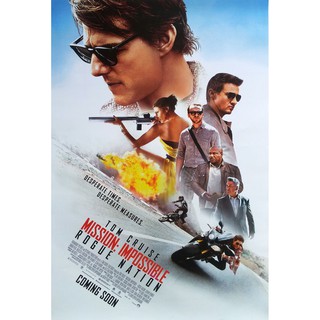 โปสเตอร์ หนัง มิชชั่นอิมพอสซิเบิ้ล 5 Mission Impossible Rogue Nation 2015 POSTER 24”x35” Inch Spy Movie Tom Cruise