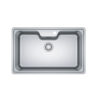 INSET SINK FRANKE BCX 610-81 1BOWL ซิงค์ฝัง 1หลุม FRANKE BCX 610-81 สเตนเลส อ่างล้างจานฝัง อ่างล้างจานและอุปกรณ์ ห้องครั