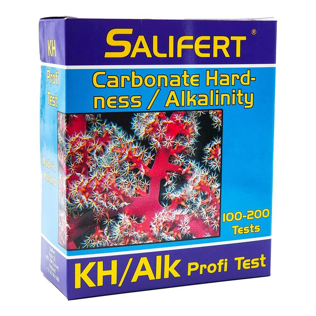 ภาพหน้าปกสินค้าSalifert Carbonate Hardness (Kh/Alk) Test Kit - ชุดวัดค่าความกระด้างของน้ำ Kh/Alk ใช้ได้ทั้งตู้ปลาน้ำจืดและน้ำทะเล ใช้ได