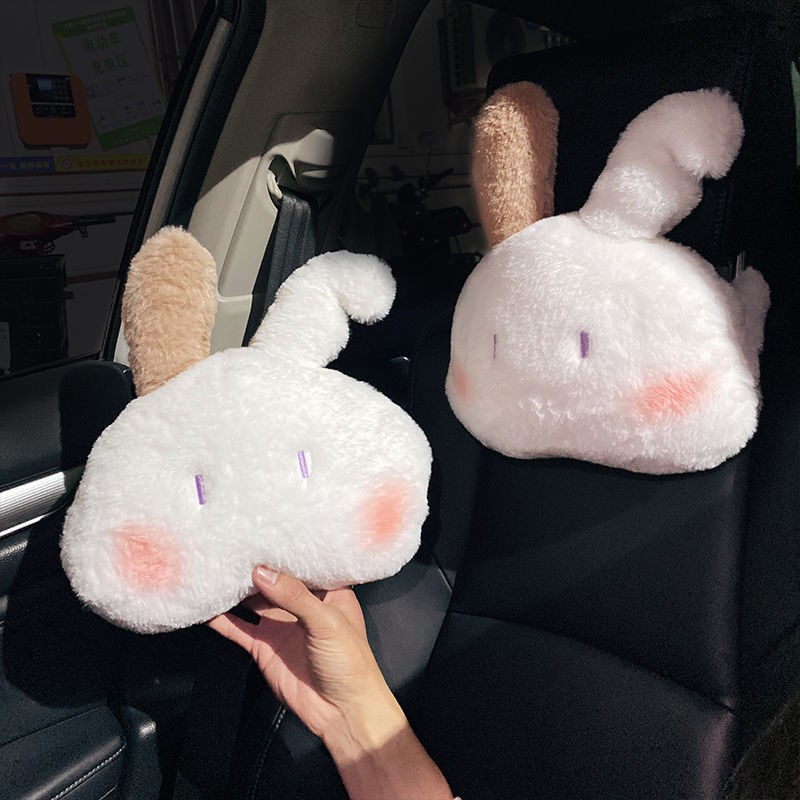 spot-car-headrest-neck-pillow-cute-cartoon-car-seat-pillow-car-seat-belt-shoulder-cover