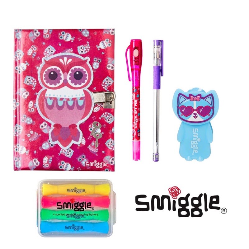 เซ็ทสมุดโน้ต Smiggle Chirpy Notebook Set | Shopee Thailand