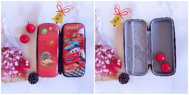 พร้อมส่ง-กล่องดินสอลายนูน-3มิติ-eva-กระเป๋าดินสอ-smiggle