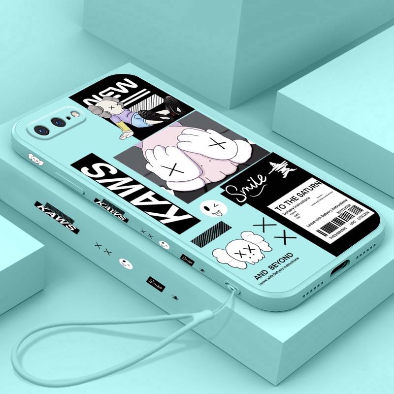 ภาพหน้าปกสินค้าเคสโทรศัพท์มือถือ TPU แบบนิ่ม ผิวด้าน กันกระแทก ลาย Kaws Sesame Street สําหรับ iPhone X XR XS Max 6 6s 7 8 Plus SE 2020 2022