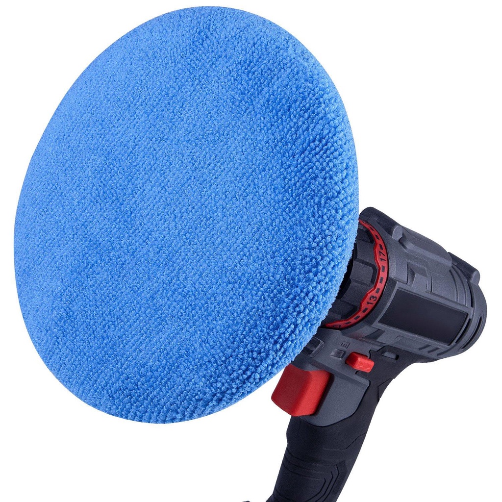 COMELY เครื่องขัดเงารถPad (5ถึง6นิ้ว) ไมโครไฟเบอร์ผ้าขัดเงา