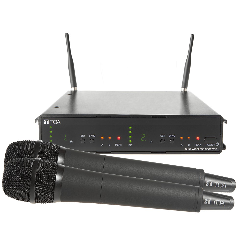 ฟรีค่าส่ง TOA WS-422 AS ไมค์ลอยมือถือคู่ Dual Wireless Set (Handhelp ...