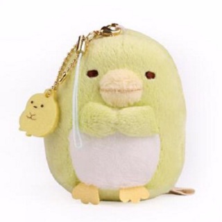 แท้ 100% จากญี่ปุ่น พวงกุญแจ ซานเอ็กซ์ ซูมิโกะ San-X Sumikko Gurashi Plush Doll Cell Phone Strap (Penguin)