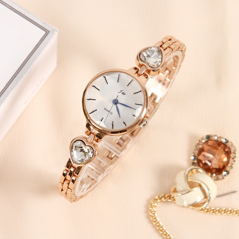 ภาพหน้าปกสินค้านาฬิกา คริสตัล JW-6263 100% นาฬิกาข้อมือผู้หญิง เจดับบลิว พร้อมส่ง ฟรีกล่อง จากร้าน minutemore บน Shopee