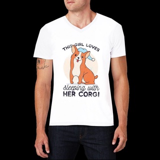 เสื้อลายหมา DF38 เสื้อยืด เสื้อยืดลายหมา สุนัขคอร์กี้ เสื้อยืดพิมพ์ลาย corgi dog T Shirt