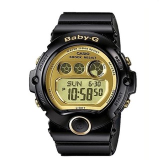 Casio Baby-G นาฬิกาข้อมือ สายเรซิน รุ่น BG-6901-1 - สีดำ/หน้าปัดทอง