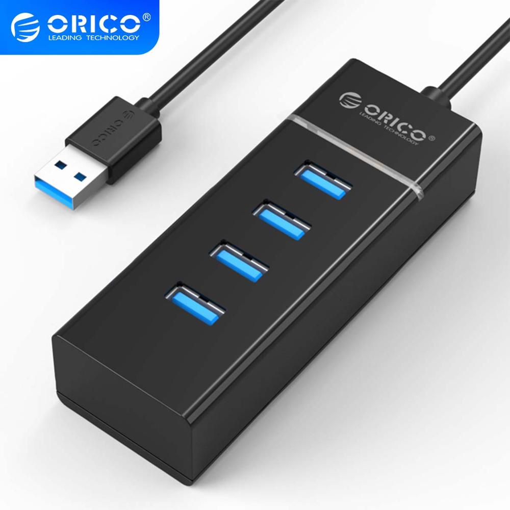 ภาพหน้าปกสินค้าOrico ฮับ USB 3.0 หลายช่อง ความเร็วสูง 5Gbps 4 พอร์ต 30 ซม. สําหรับคอมพิวเตอร์ PC