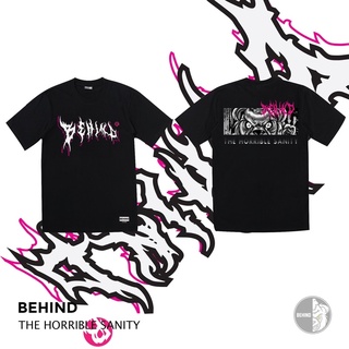 เสื้อยืดผ้าฝ้าย เสื้อยืด  “ THE HORRIBLE SANITY “  แขนสั้น แนวสตรีท Oversize เสื้อยืดชาย หญิงL XL  XXL 3XL