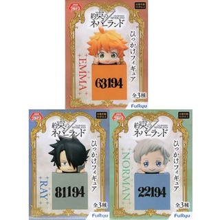 The Promised Neverland Hook Figure All 3 Types Set Approximately 10cm Emma, Norman, Ray