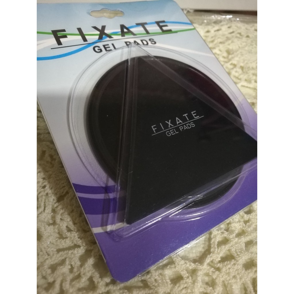 Fixate Gel Pad แผ่นเจลเหนียวหนึบอเนกประสงค์ 2 ชิ้น แพคคู่ (สามเหลี่ยม