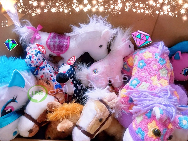 ตุ๊กตายูนิคอร์น-โพนี่-สภาพดี90up