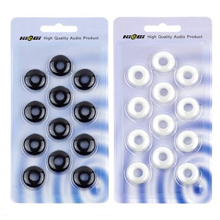 Hiegi Eartips แบบโดนัท ฟองน้ำคุณภาพสูงสำหรับหูฟังเอียบัด (1 แพค 6 คู่)