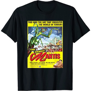 เสื้อยืด  Clothes Vintage Mantis science-fiction movie shirt