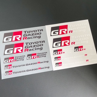 ภาพหน้าปกสินค้าสติกเกอร์โลโก้ GR GAZOO Racing สําหรับติดตกแต่งกระจกรถยนต์ Toyota Yaris Supra 86 RAV4 Vitz Camry Reiz Crown Corolla ที่เกี่ยวข้อง