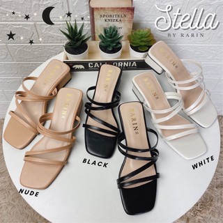 ราคาและรีวิว⭐️ [ Stella ] ⭐️ รองเท้าส้นสูง 1.5 นิ้ว สวย ใส่สบาย **เท้าไม่เรียวบวกเพิ่ม**