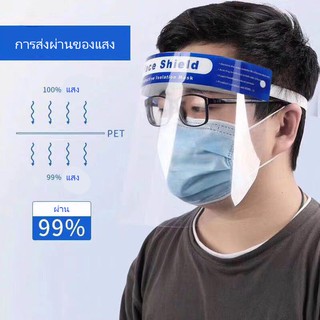 💦Face shield💦 ป้องกันละอองน้ำ สิ่งสกปรก เข้าตาและใบหน้า เฟสชิว สินค้ามือ1