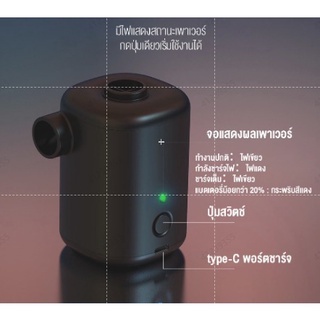 จัดส่งทันที-ปั๊มลมไฟฟ้า-แบบชาร์จไร้สาย-แบบพกพา-ปั๊มลมไฟฟ้าแบบใช้มือถือ-เตียงว่ายน้ำ-แหวนเป่าลม-ของเล่น-inflatorปั๊ม