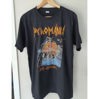 เสื้อยืดผ้าฝ้ายพิมพ์ลายแฟชั่นเสื้อยืด Def Leppard T-shirt