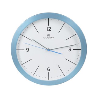 นาฬิกา นาฬิกาแขวน DODENI WNM010BU 13.5 นิ้ว สีน้ำเงิน ของตกแต่งบ้าน เฟอร์นิเจอร์ ของแต่งบ้าน WALL CLOCK ALUMINIUM 13.5"B