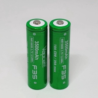 Vapcell ถ่านไฟฉาย(รุ่นมีหัว)F35 3500mAh 3.7V 10A/20A ของแท้