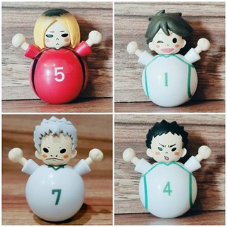 Haikyuu-Volleyball ไฮคิว!! คู่ตบฟ้าประทาน ตุ๊กตาล้มลุกตัวเล็กน่ารักๆ (ของแท้ มือ 2)