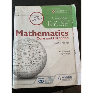 IGCSE Mathematics Core and Extende มือ 2 ม4