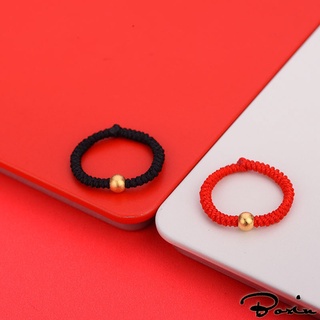 #ของแท้ 100%# แหวนลูกปัดนําโชค น่ารัก สไตล์เกาหลี สําหรับคู่รัก