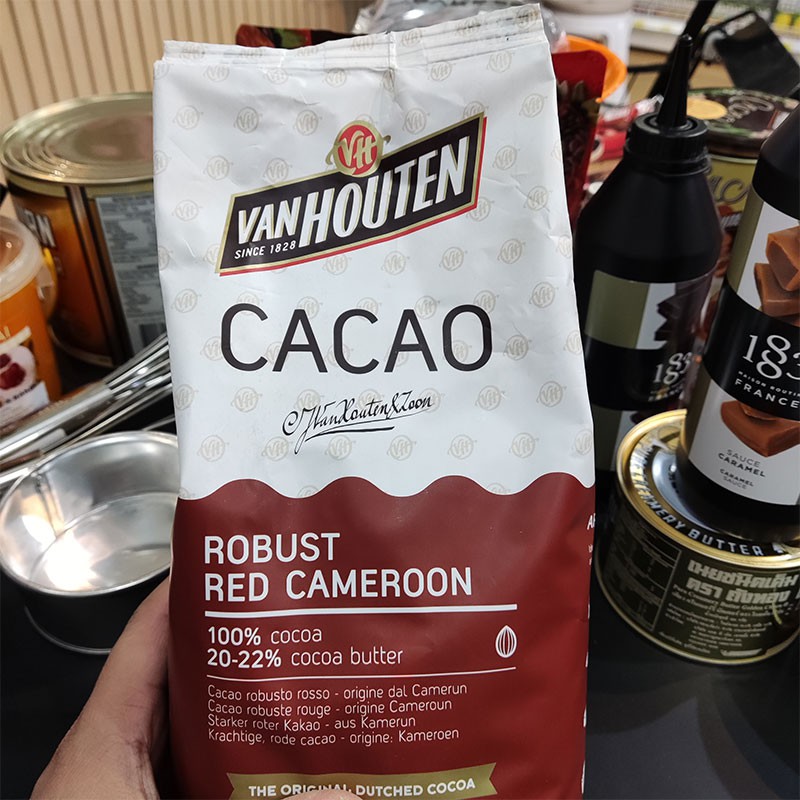 ราคาถูกที่สุด-โกโก้ผง-ทำขนม-เครื่องดื่ม-เบเกอรี่-vh-robust-red-cameroon-20-22-1kg
