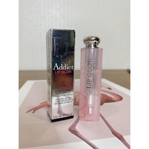 Dior Addict Lip Glow Color Awakening Lipbalm 3 2g 001 Pink Shopee Thailand